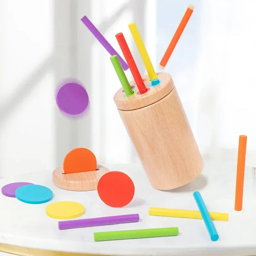 Jouet d'apprentissage en bois (2-5ans)