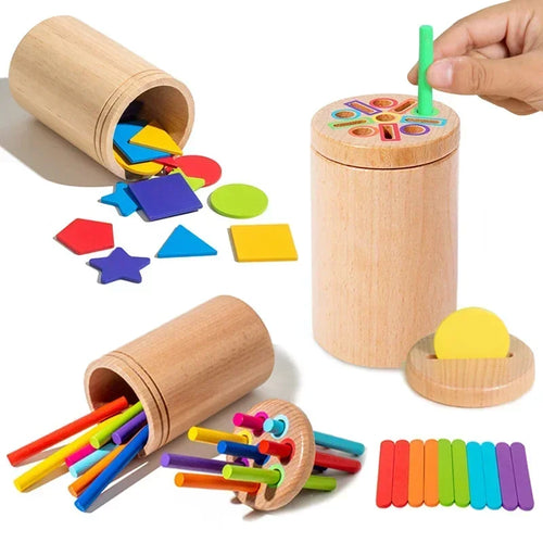 Jouet d'apprentissage en bois (2-5ans)
